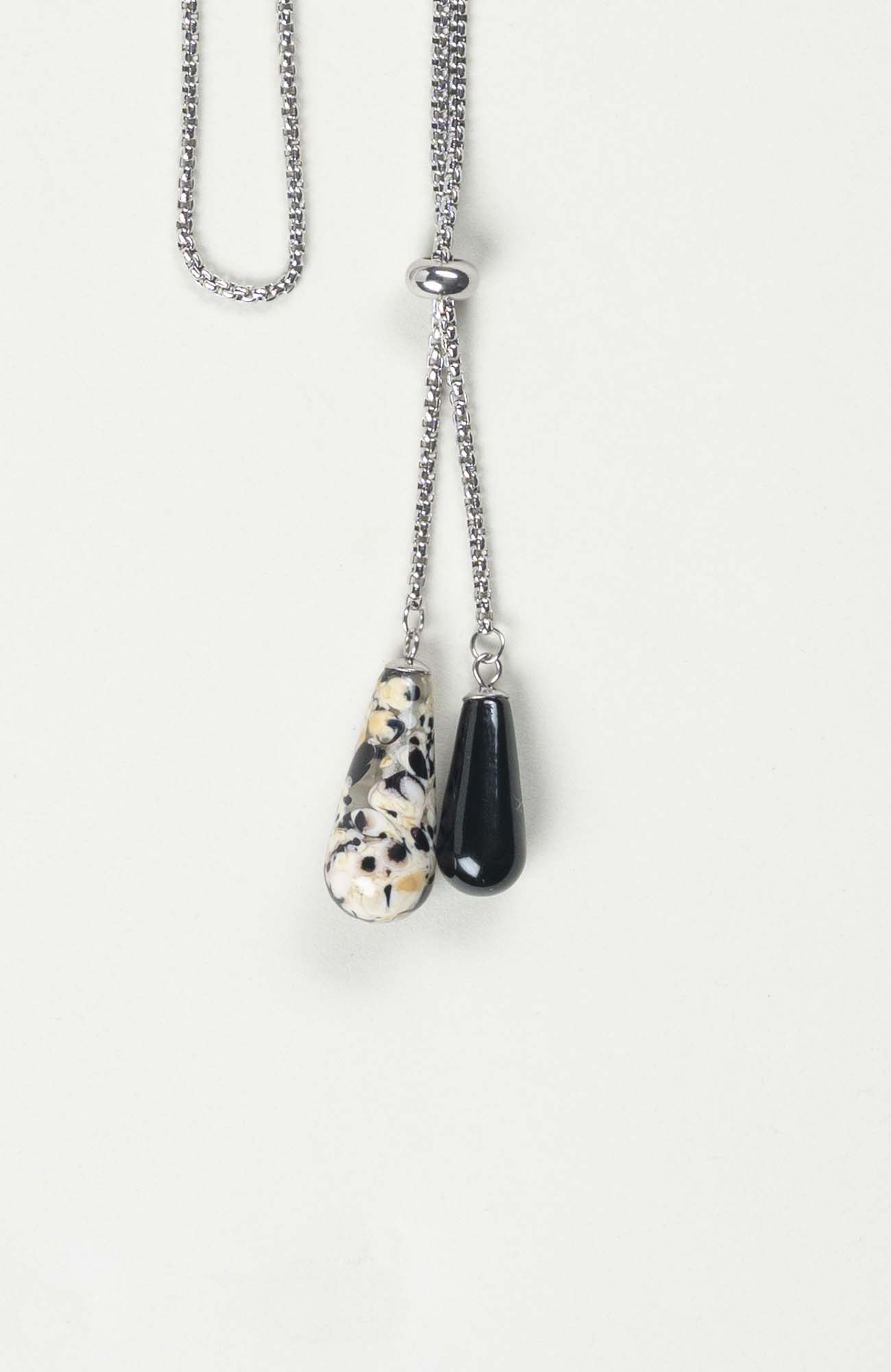 Collier sautoir Intense Argenté