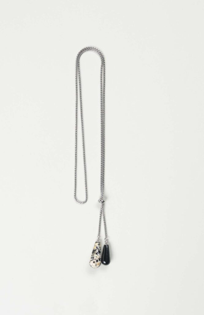Collier sautoir Intense Argenté