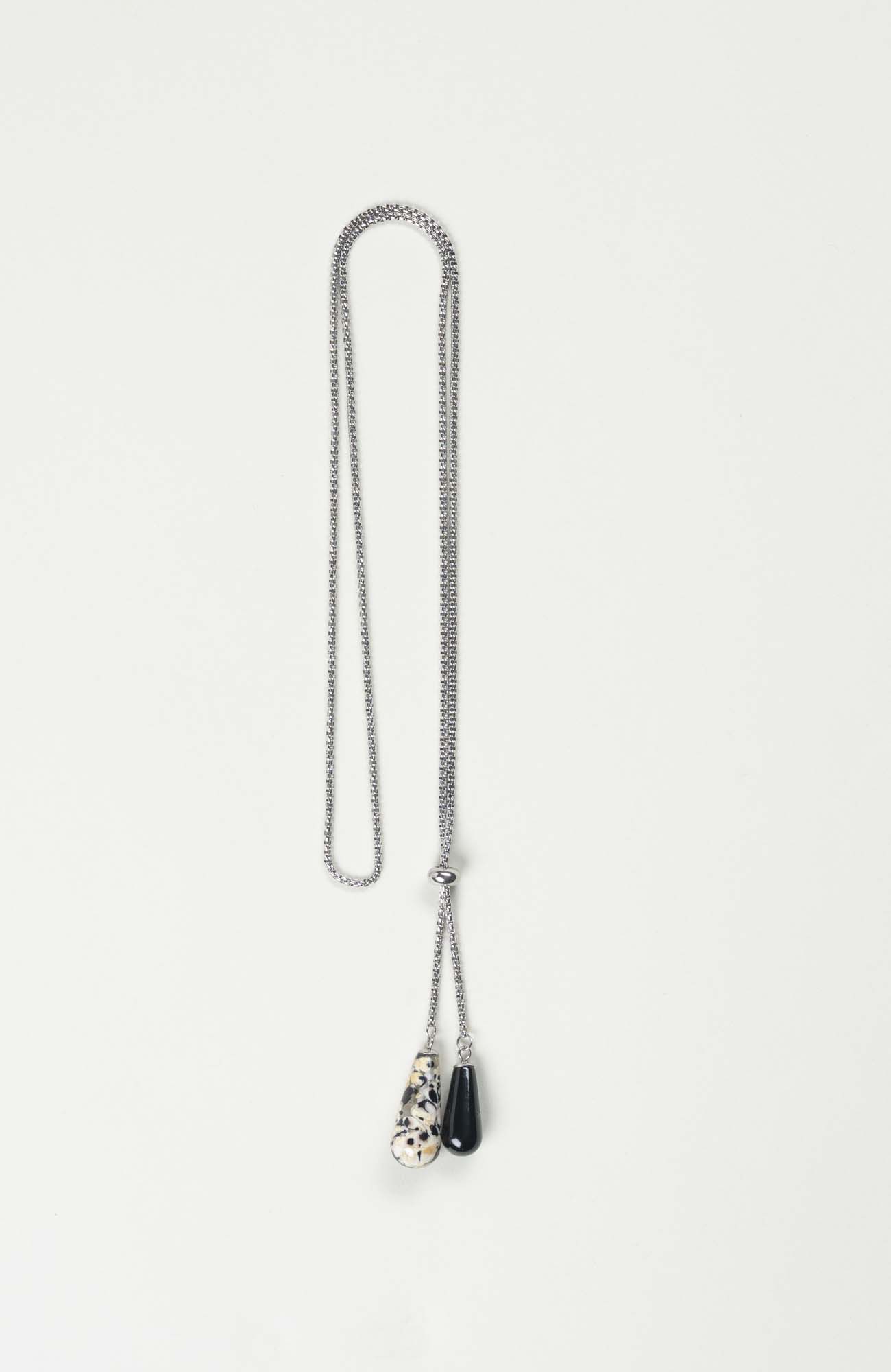 Collier sautoir Intense Argenté