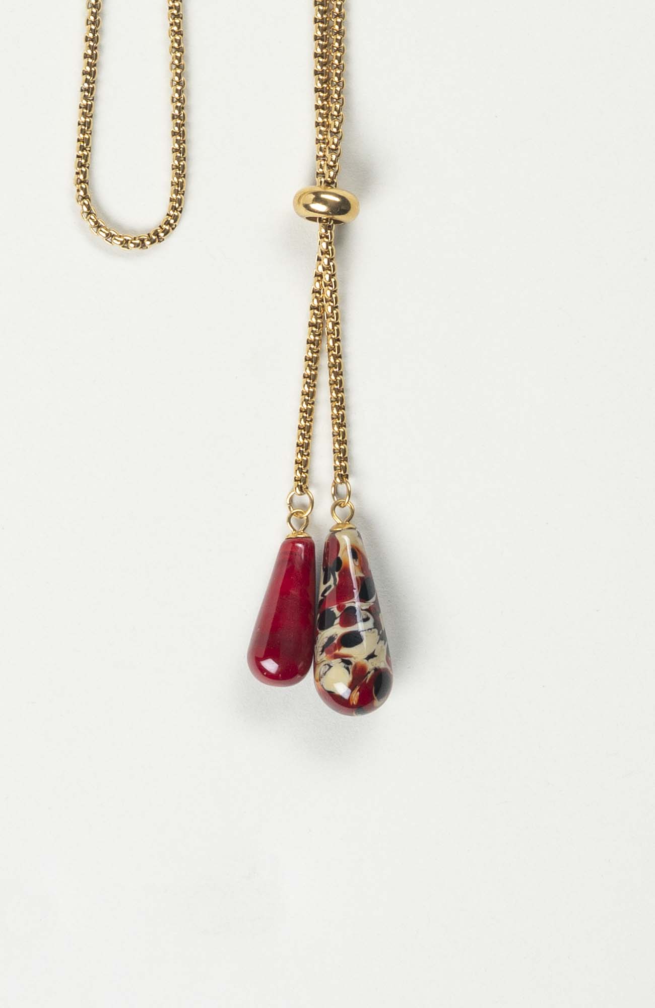 Collier sautoir Velours Doré