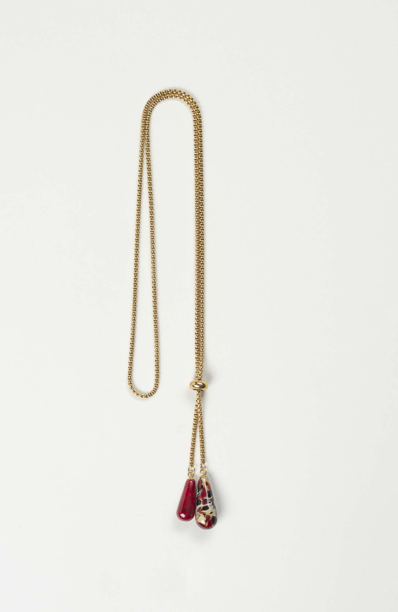 Collier sautoir Velours Doré