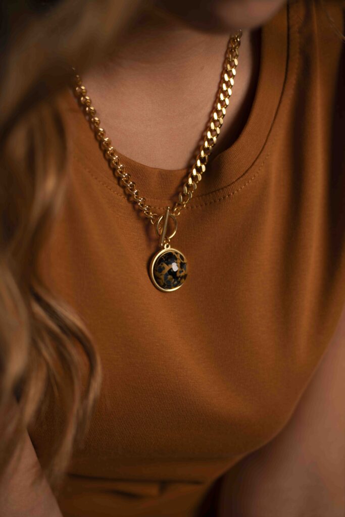 Collier cabochon