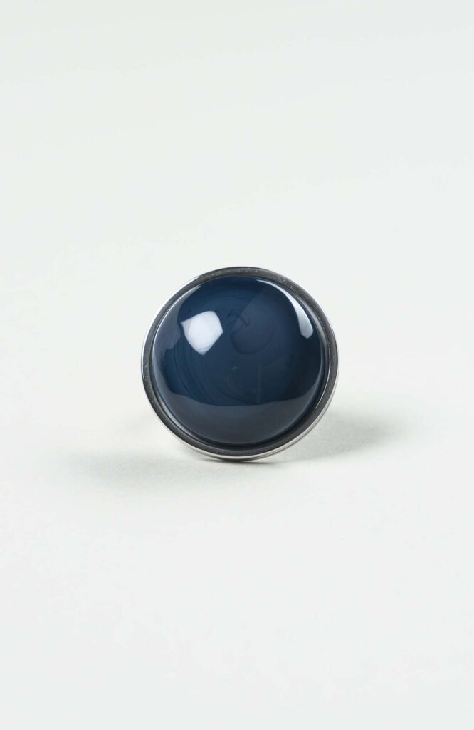 Bague grand cabochon Azura Uni Argenté