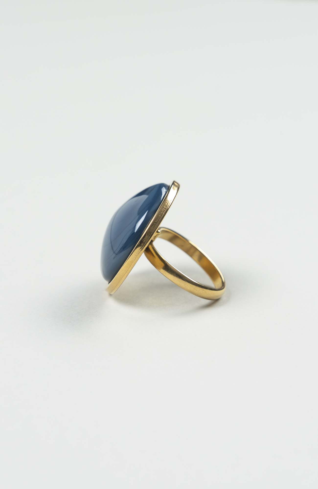 Bague grand cabochon Azura Uni Doré