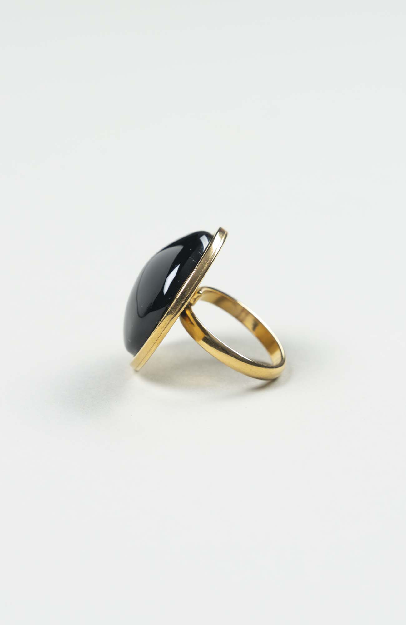 Bague grand cabochon Intense Uni Doré