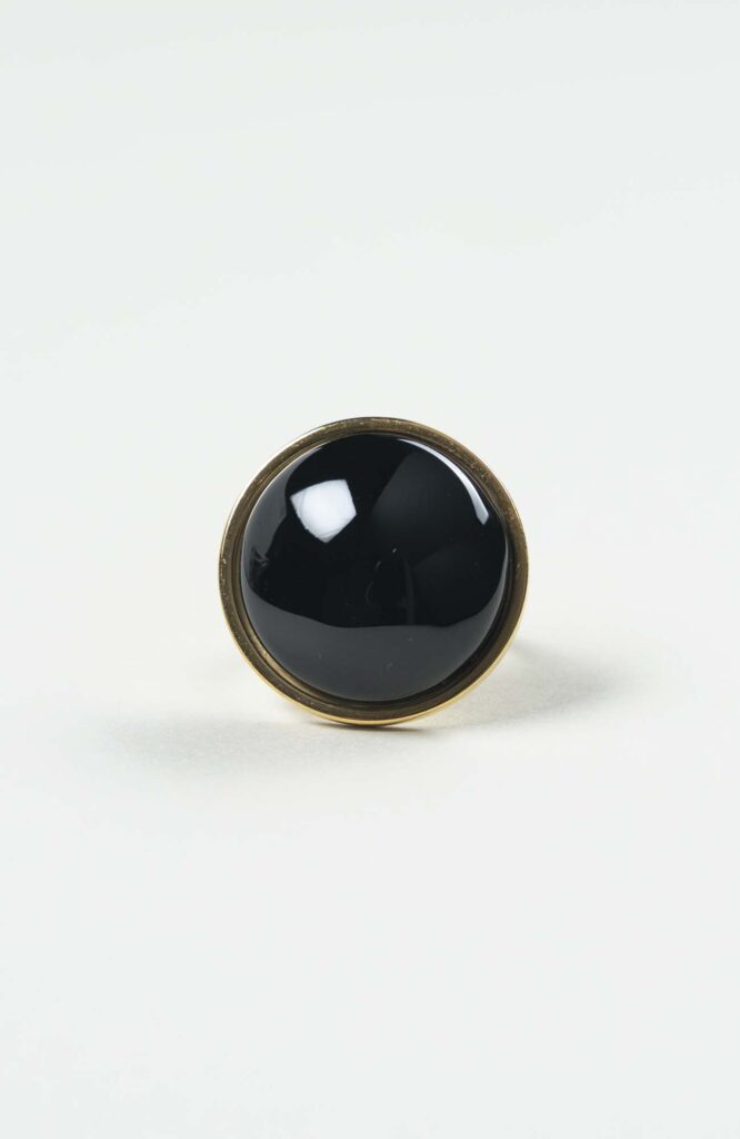 Bague grand cabochon Intense Uni Doré