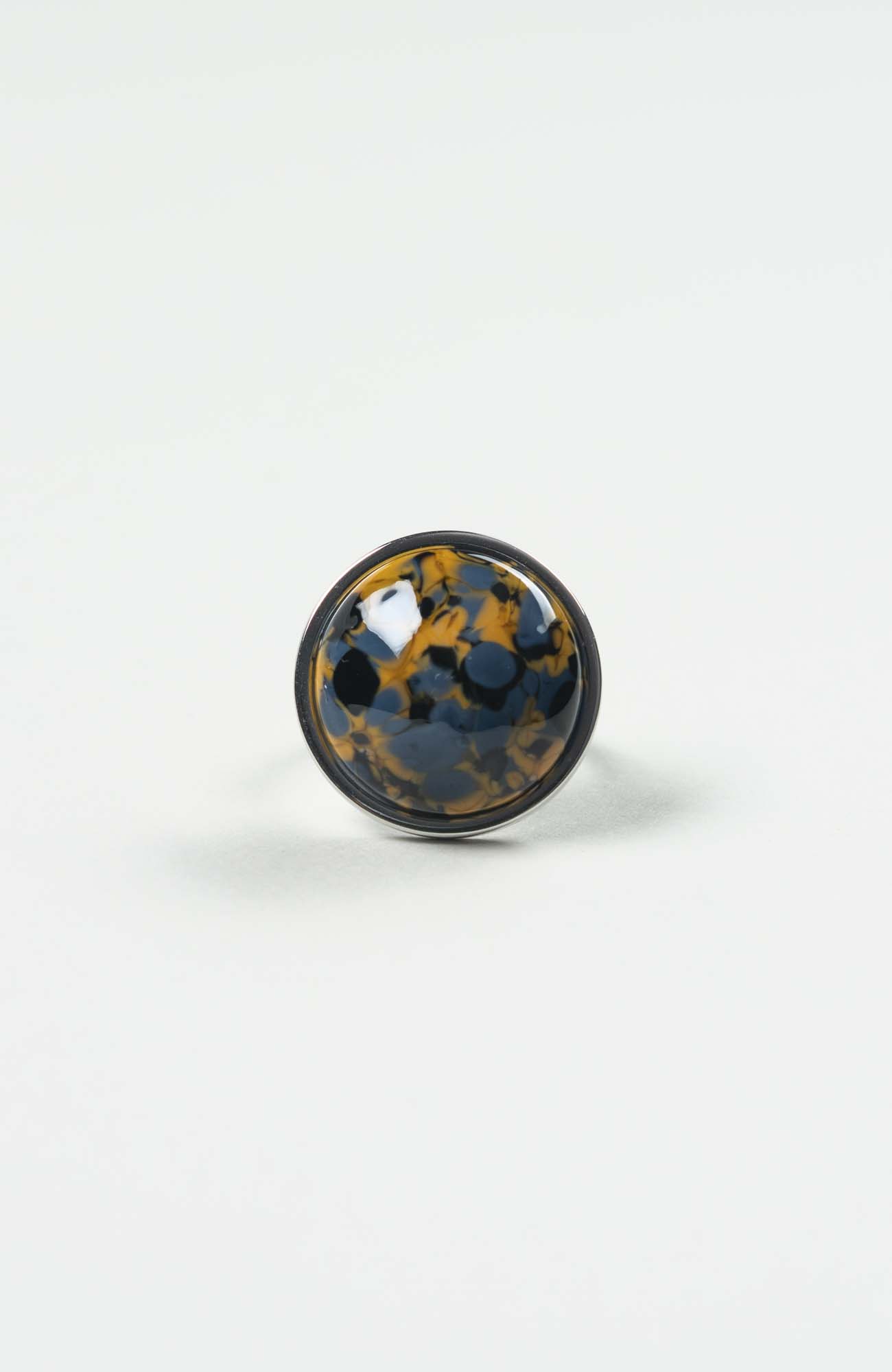 Bague moyen cabochon Azura Argenté