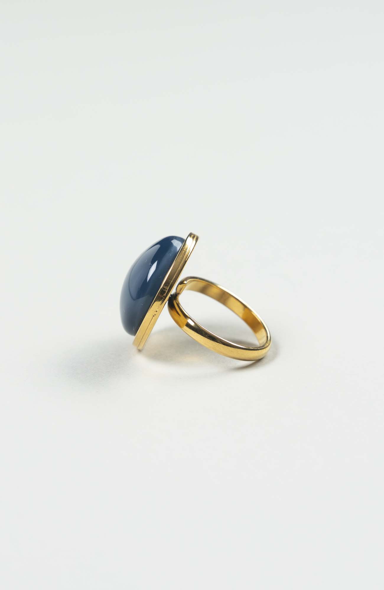 Bague moyen cabochon Azura Uni Doré