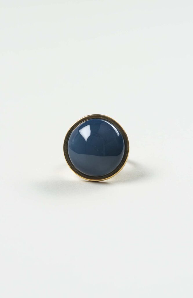 Bague moyen cabochon Azura Uni Doré