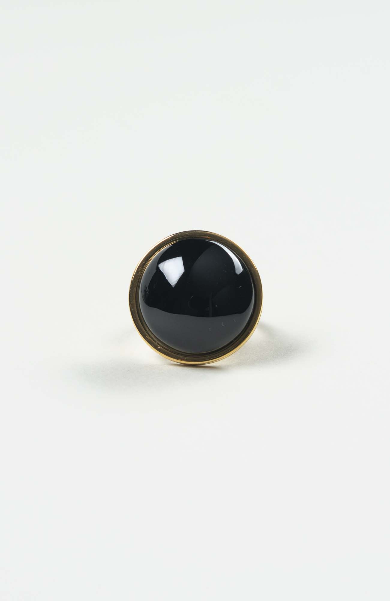 Bague moyen cabochon Intense Uni Doré