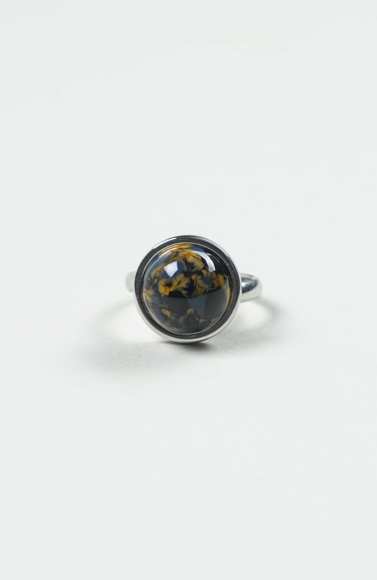 Bague petit cabochon Azura Argenté