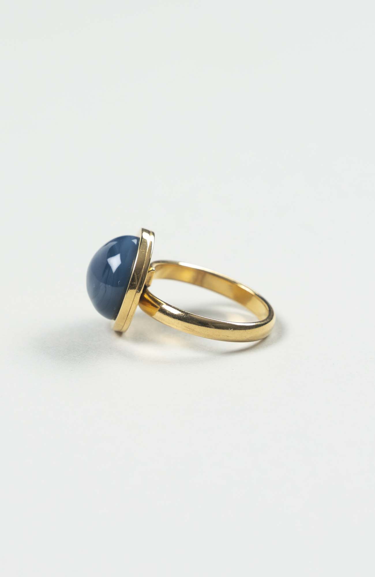 Bague petit cabochon Azura Uni Doré