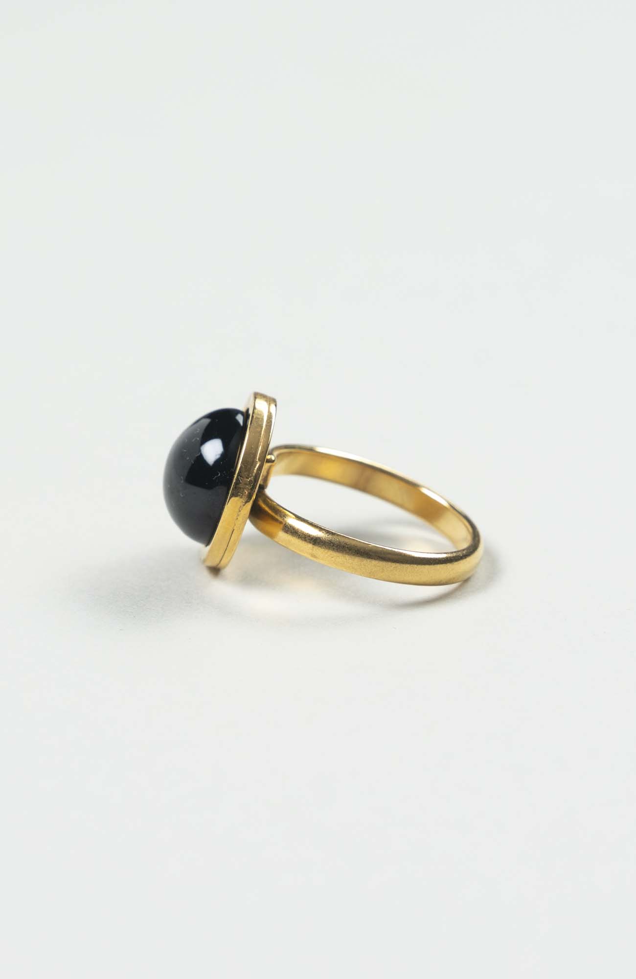 Bague petit cabochon Intense Uni Doré