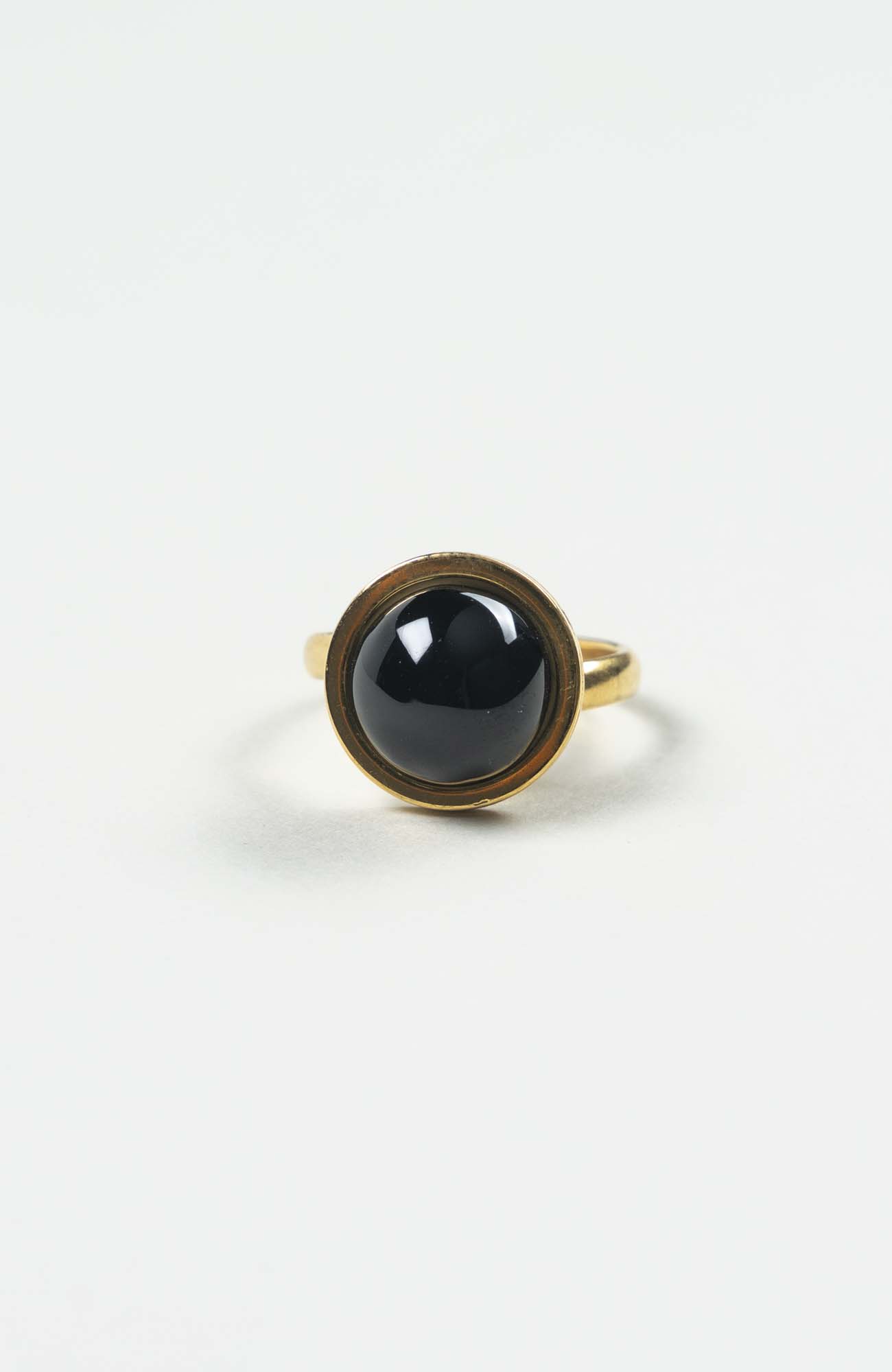 Bague petit cabochon Intense Uni Doré