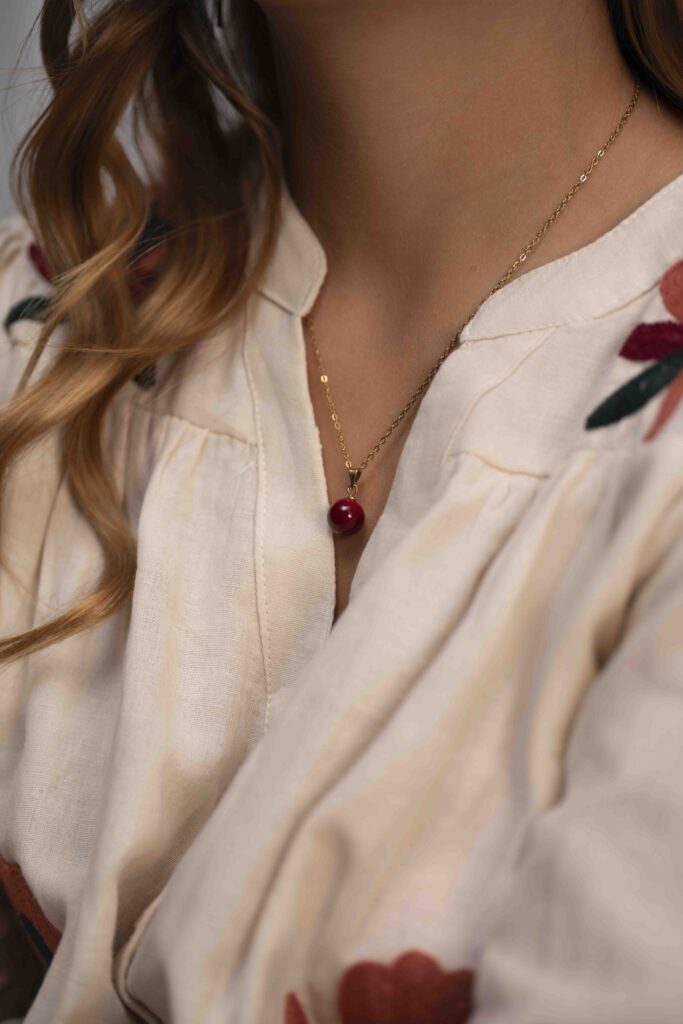 Collier petite perle